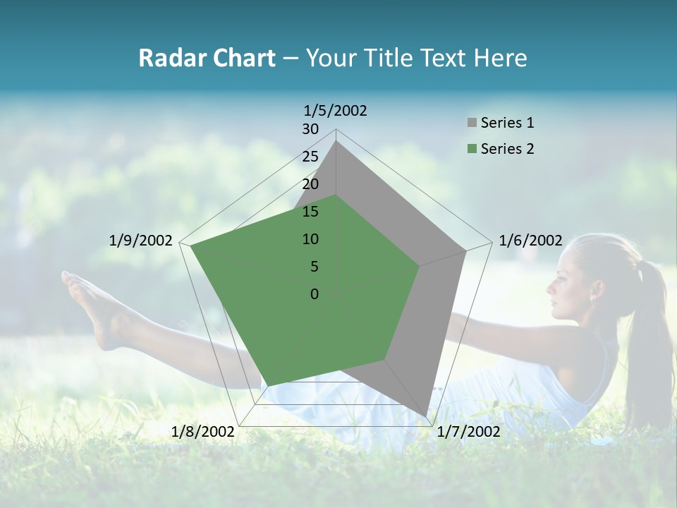 Countryside Woman Outdoor PowerPoint Template
