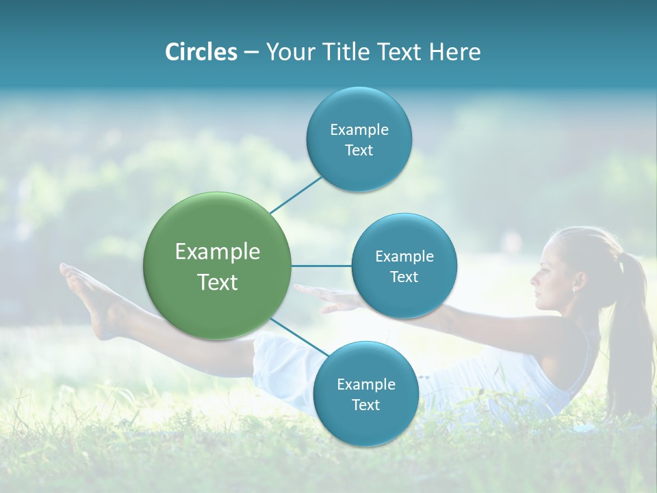 Countryside Woman Outdoor PowerPoint Template