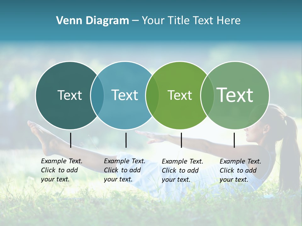 Countryside Woman Outdoor PowerPoint Template