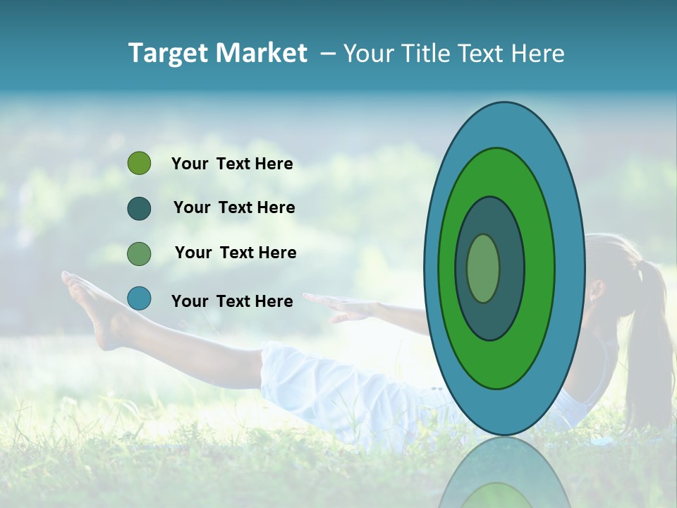 Countryside Woman Outdoor PowerPoint Template