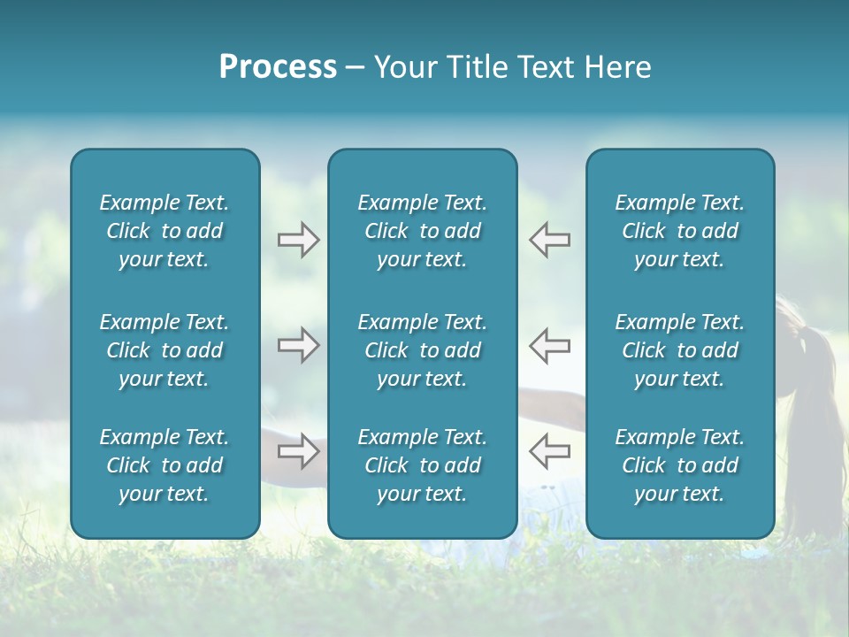 Countryside Woman Outdoor PowerPoint Template