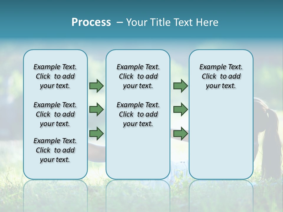 Countryside Woman Outdoor PowerPoint Template