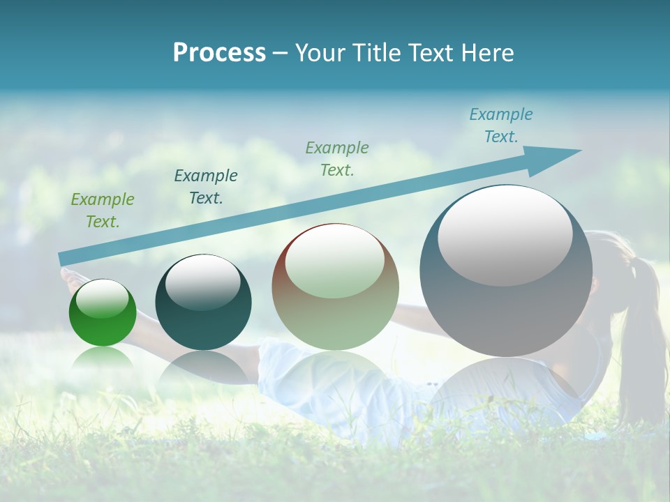 Countryside Woman Outdoor PowerPoint Template