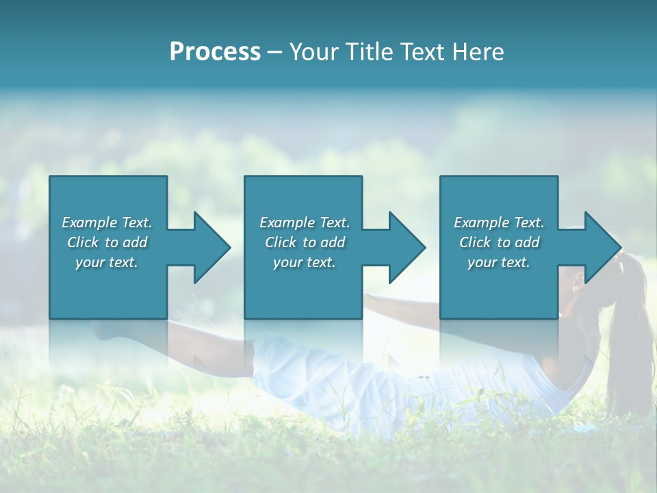Countryside Woman Outdoor PowerPoint Template