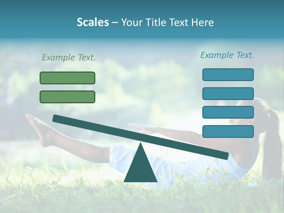 Countryside Woman Outdoor PowerPoint Template