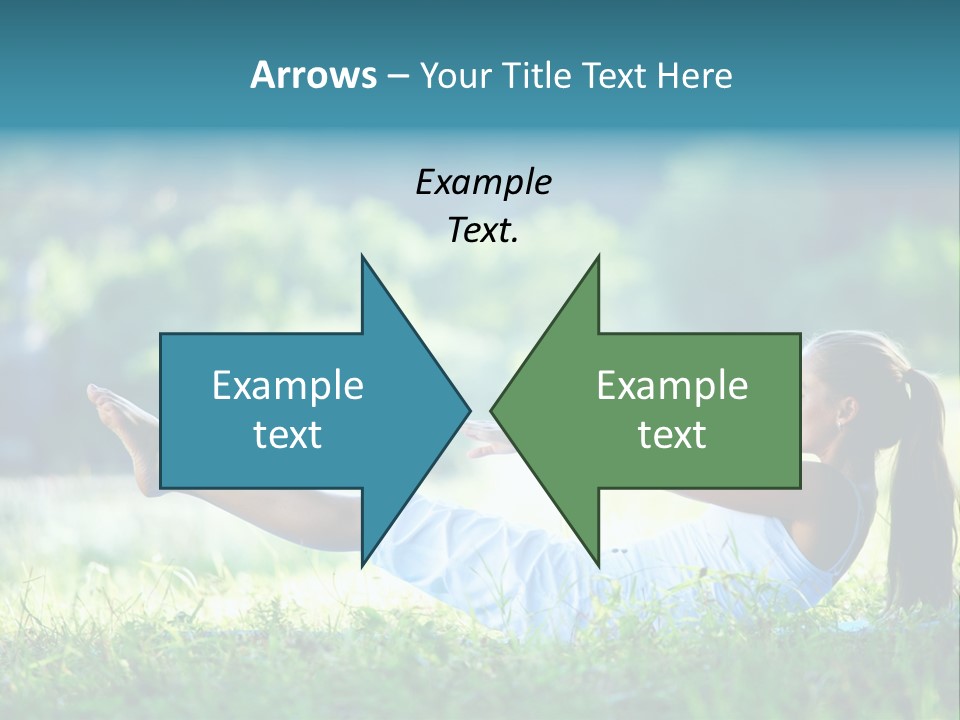 Countryside Woman Outdoor PowerPoint Template