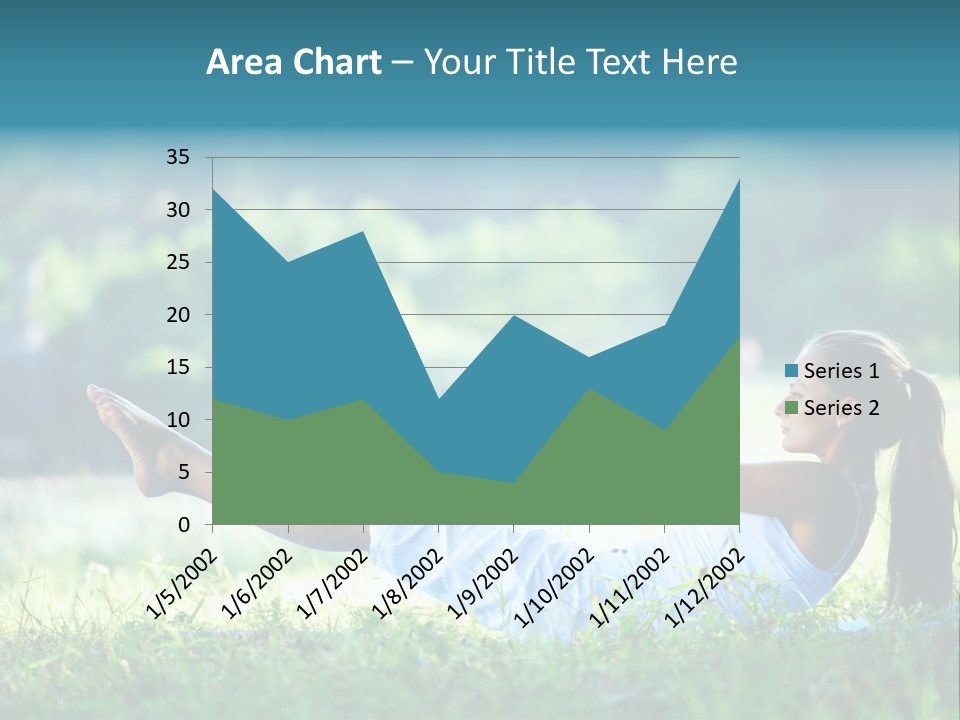 Countryside Woman Outdoor PowerPoint Template