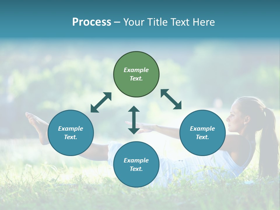 Countryside Woman Outdoor PowerPoint Template