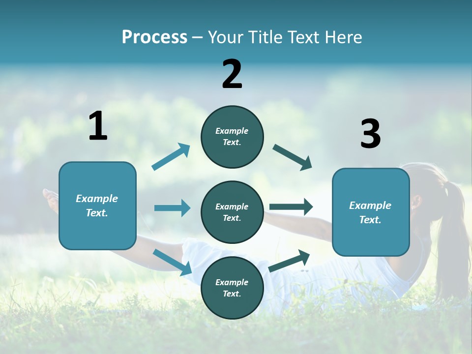 Countryside Woman Outdoor PowerPoint Template