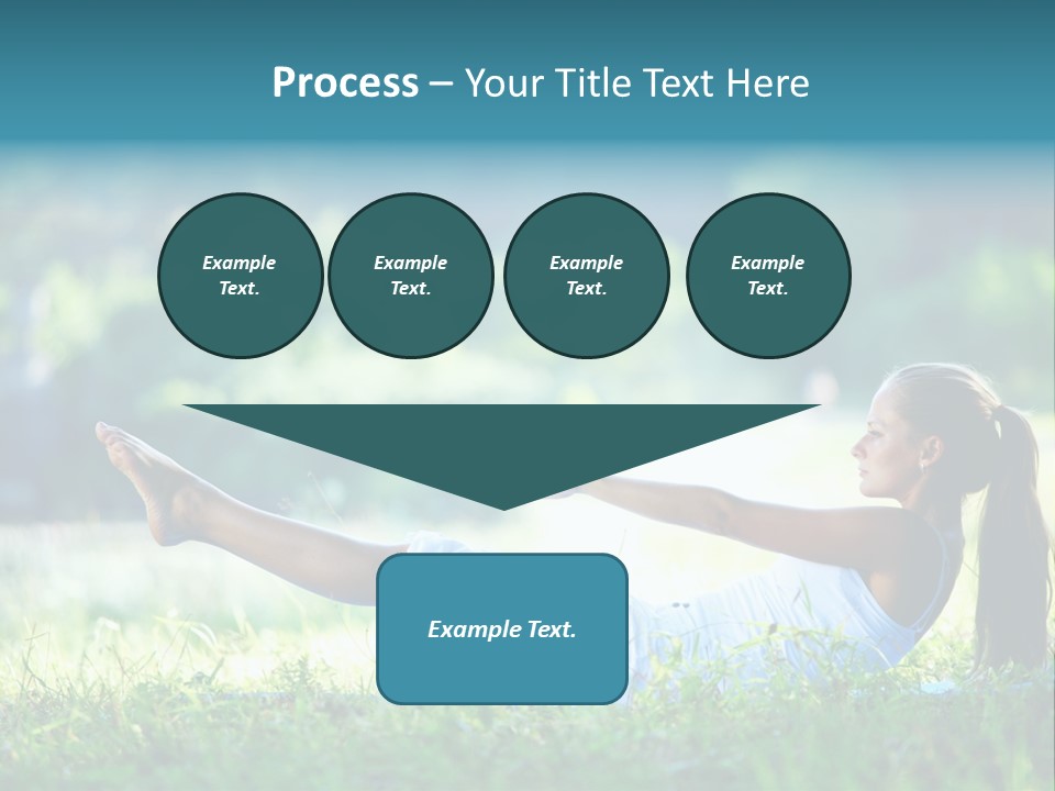 Countryside Woman Outdoor PowerPoint Template