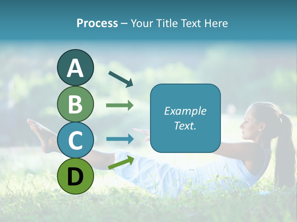 Countryside Woman Outdoor PowerPoint Template