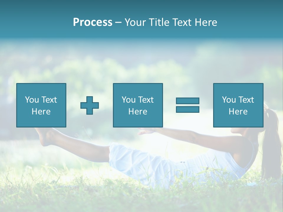 Countryside Woman Outdoor PowerPoint Template