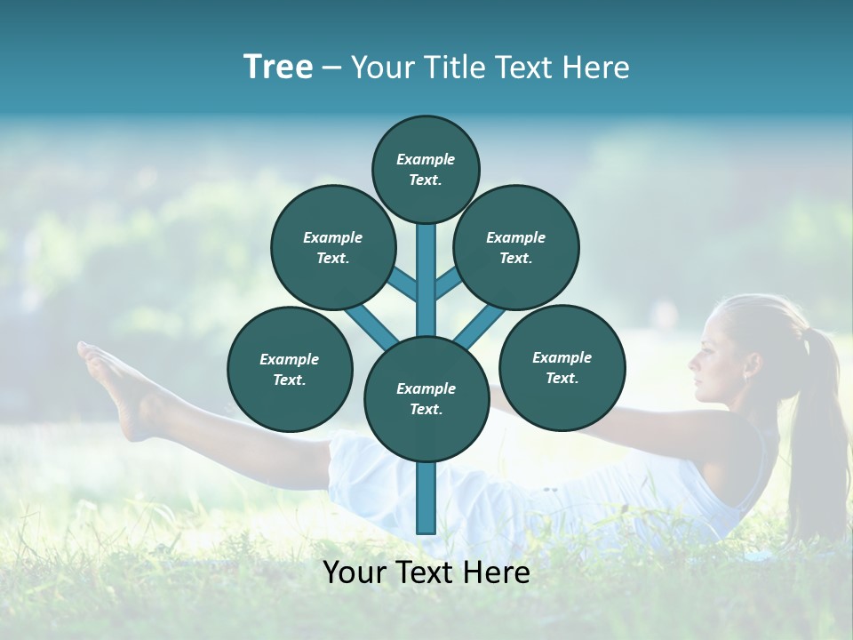 Countryside Woman Outdoor PowerPoint Template