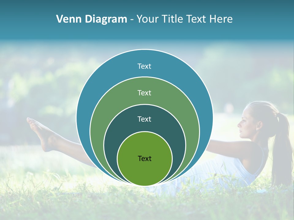 Countryside Woman Outdoor PowerPoint Template