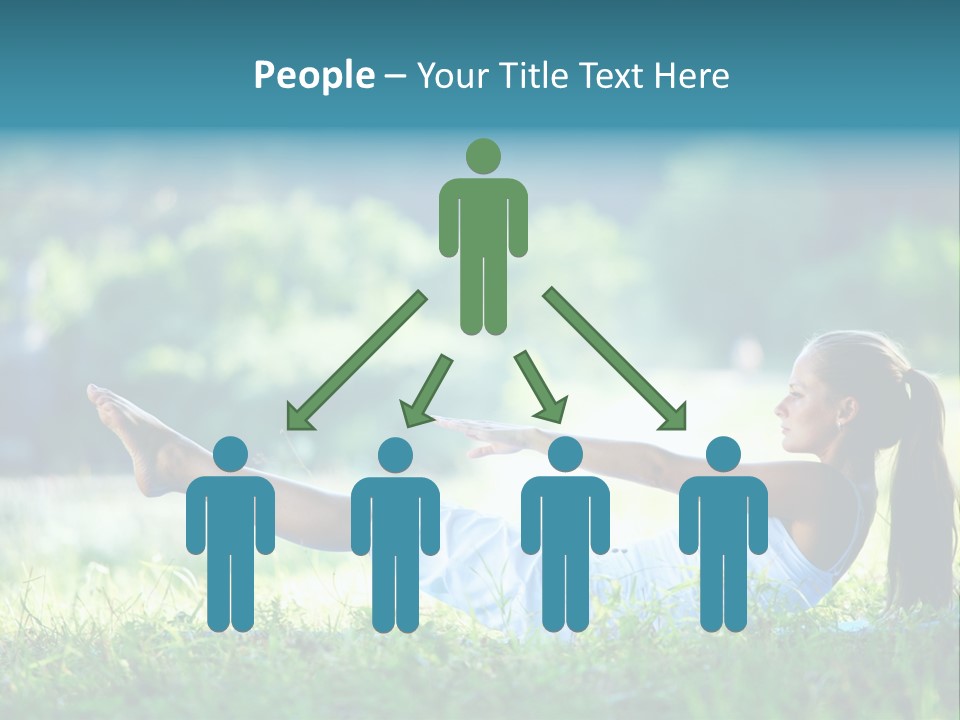 Countryside Woman Outdoor PowerPoint Template