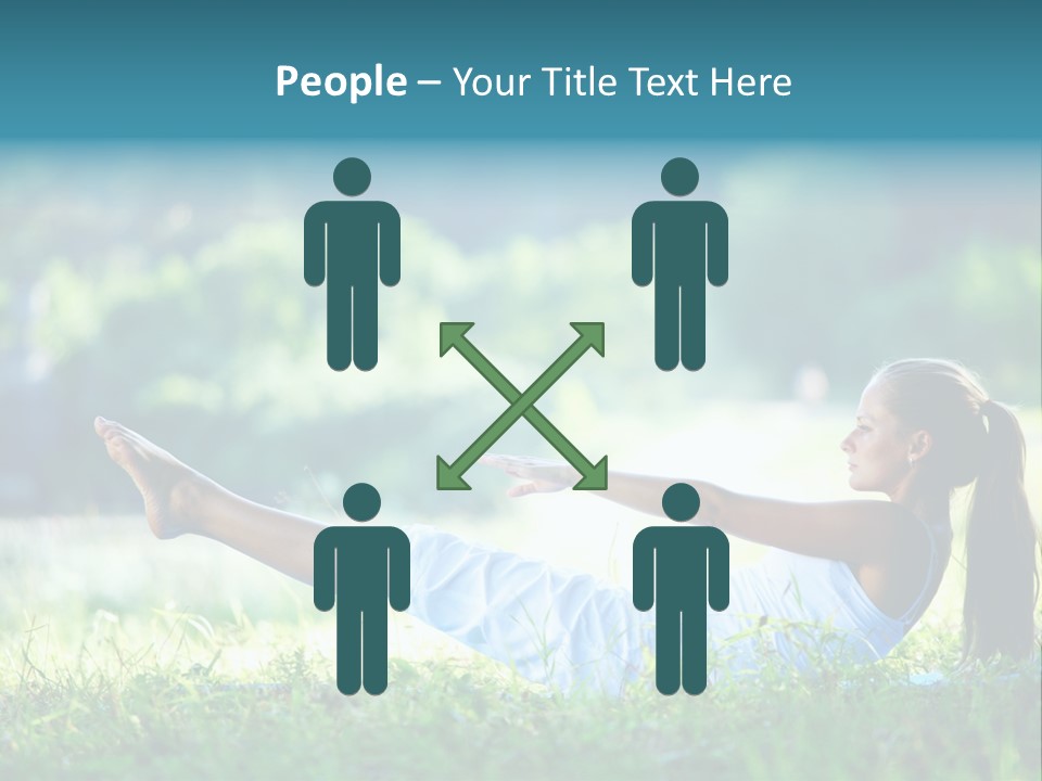 Countryside Woman Outdoor PowerPoint Template