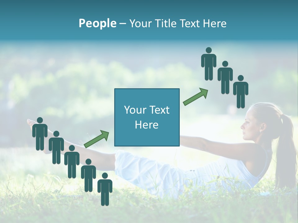 Countryside Woman Outdoor PowerPoint Template