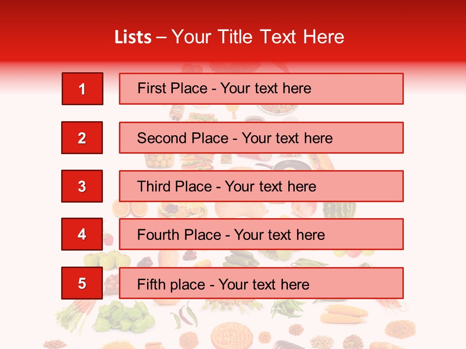 Tomato Apple Eat PowerPoint Template