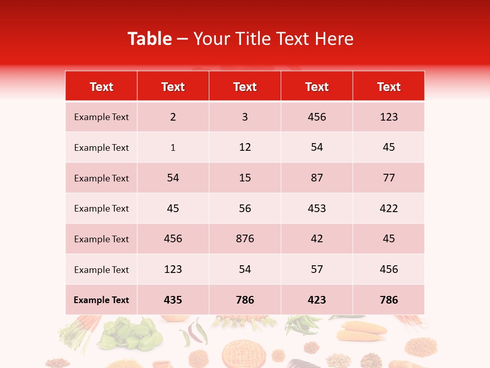 Tomato Apple Eat PowerPoint Template