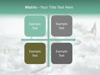 Clouds Collage Style PowerPoint Template