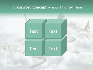 Clouds Collage Style PowerPoint Template