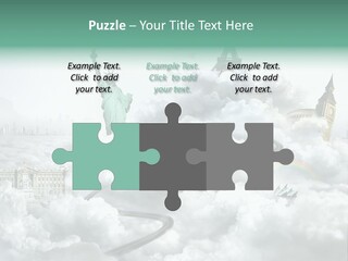 Clouds Collage Style PowerPoint Template