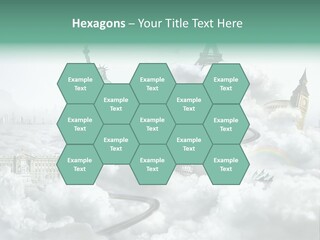 Clouds Collage Style PowerPoint Template