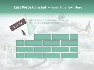 Clouds Collage Style PowerPoint Template