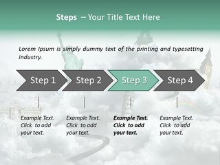 Clouds Collage Style PowerPoint Template