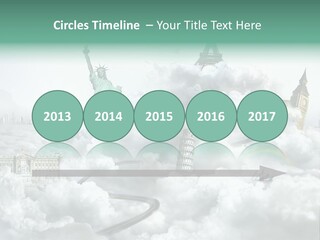 Clouds Collage Style PowerPoint Template