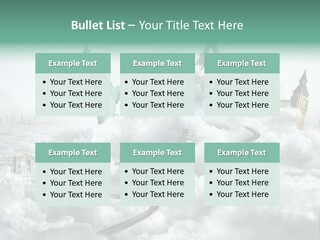 Clouds Collage Style PowerPoint Template