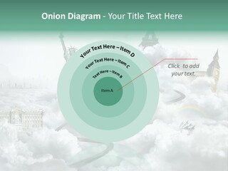 Clouds Collage Style PowerPoint Template