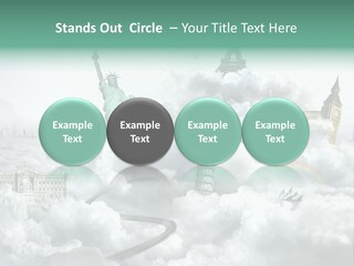 Clouds Collage Style PowerPoint Template