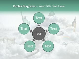 Clouds Collage Style PowerPoint Template