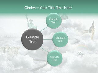 Clouds Collage Style PowerPoint Template