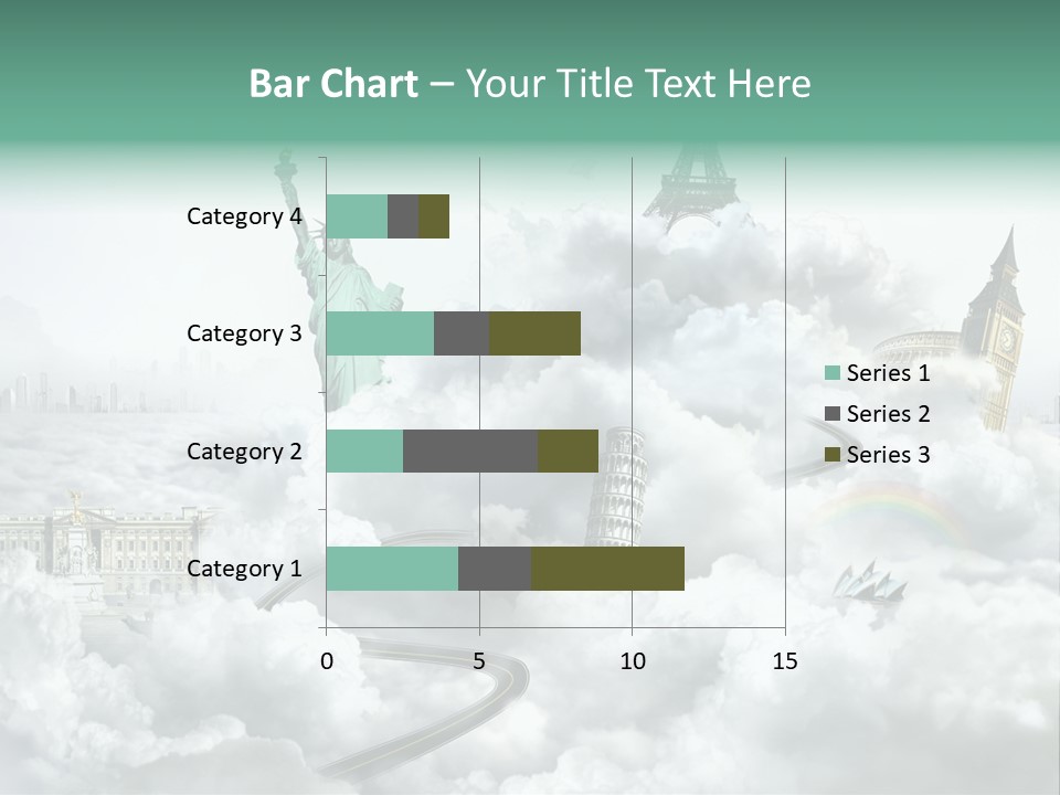 Clouds Collage Style PowerPoint Template