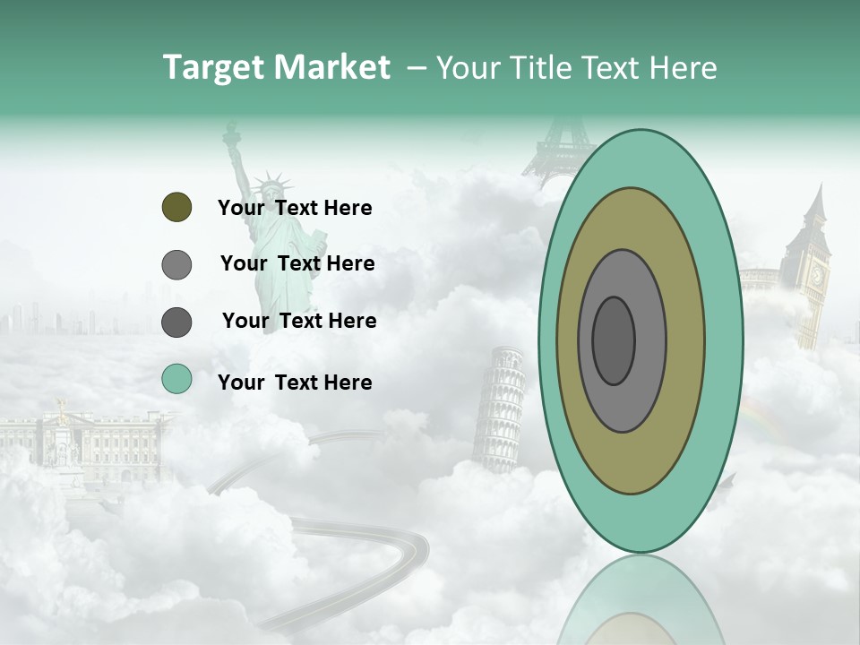 Clouds Collage Style PowerPoint Template