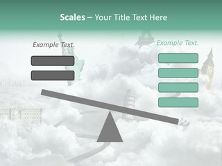 Clouds Collage Style PowerPoint Template