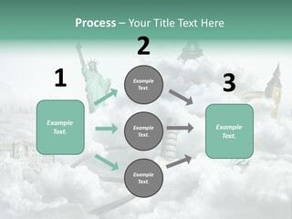 Clouds Collage Style PowerPoint Template