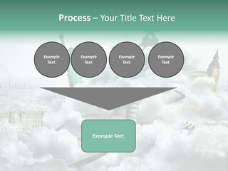 Clouds Collage Style PowerPoint Template