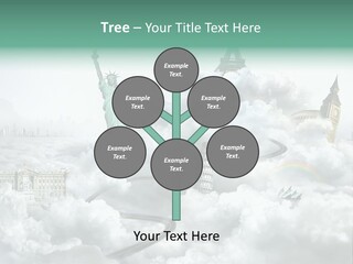 Clouds Collage Style PowerPoint Template