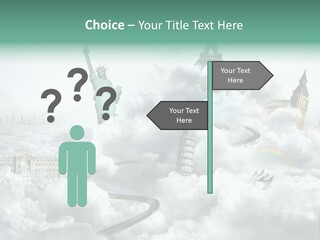 Clouds Collage Style PowerPoint Template