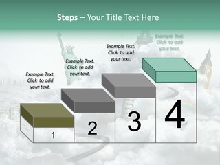 Clouds Collage Style PowerPoint Template