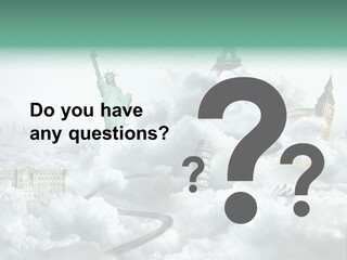 Clouds Collage Style PowerPoint Template