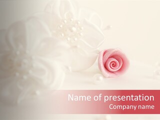 Flowers Macro Wedding PowerPoint Template