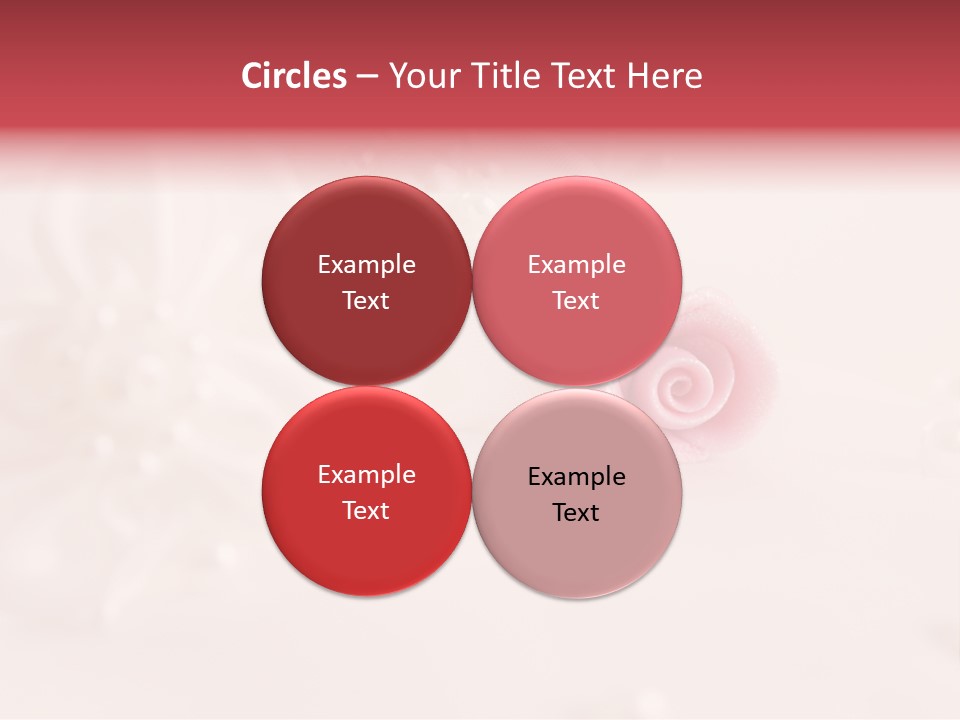 Flowers Macro Wedding PowerPoint Template