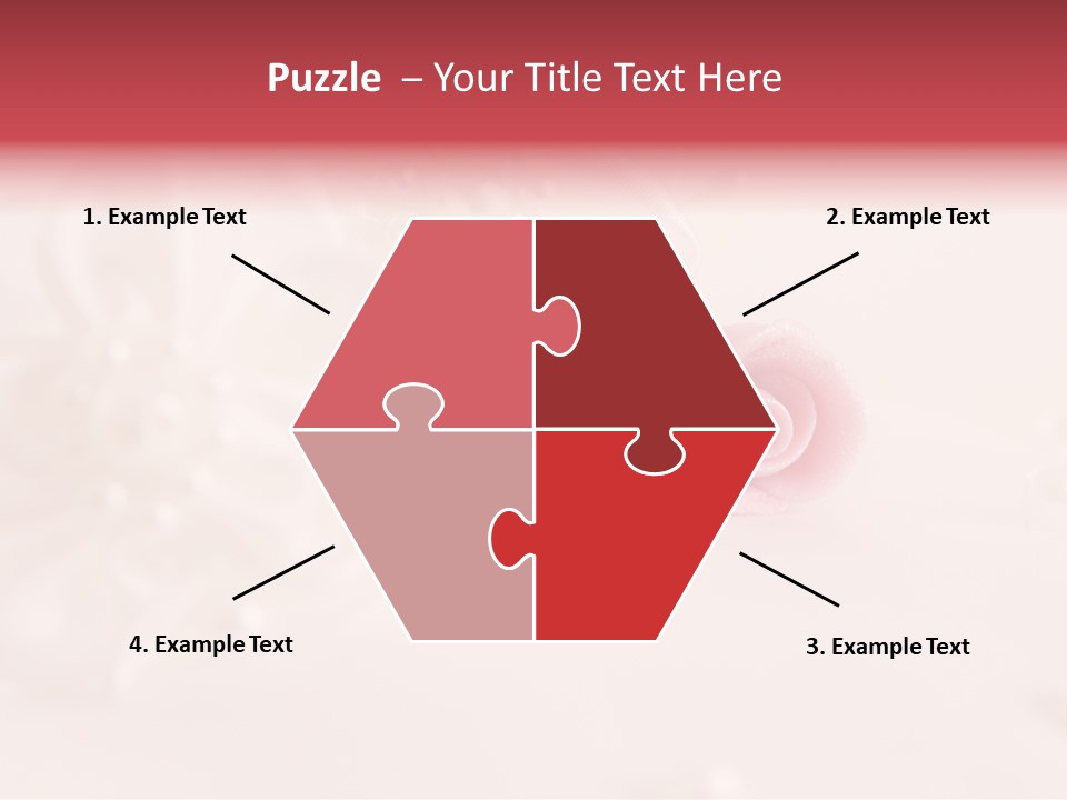 Flowers Macro Wedding PowerPoint Template