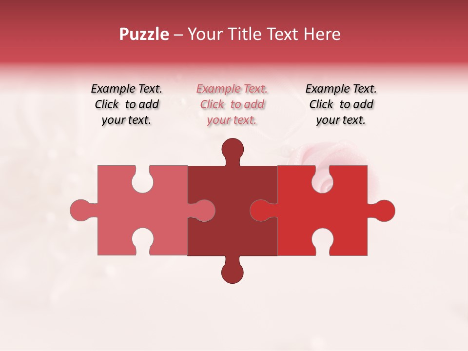 Flowers Macro Wedding PowerPoint Template