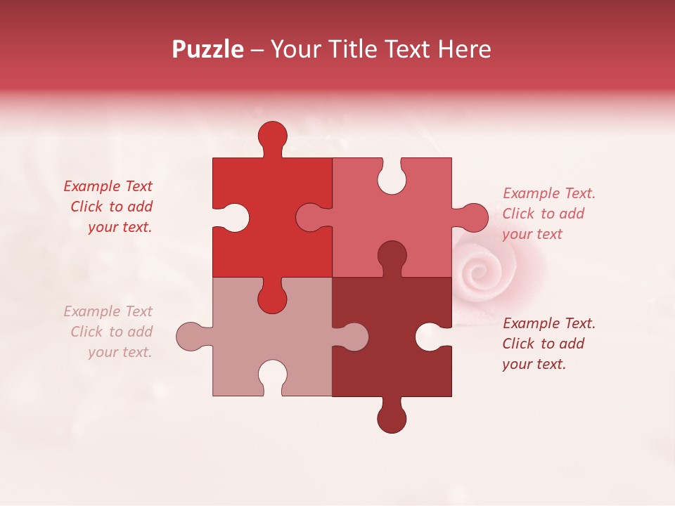 Flowers Macro Wedding PowerPoint Template