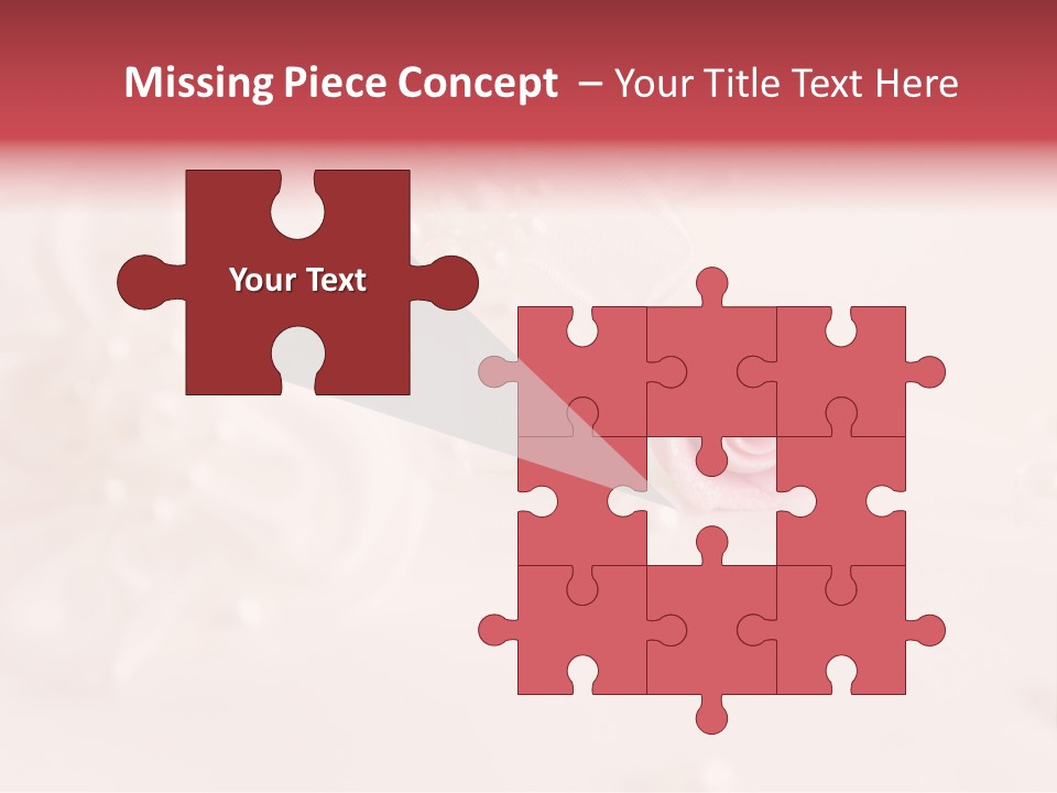 Flowers Macro Wedding PowerPoint Template